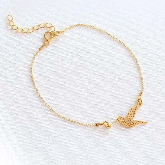 💕💕JUST IN💕💕Mother BRACELET Bird Bracelet Golden Adjustable Bracelet Ornate - Picture 4 of 7